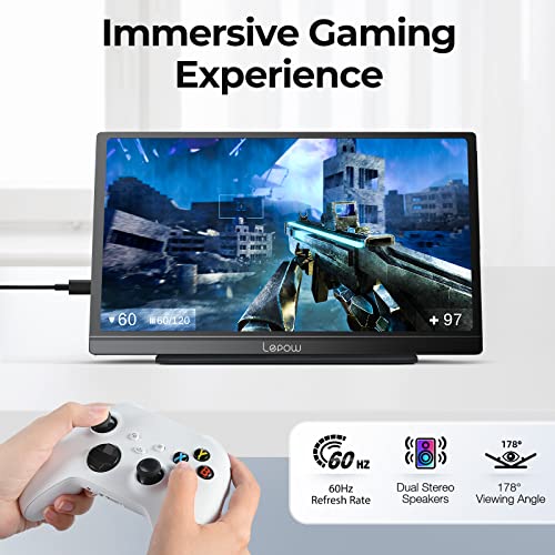 Lepow Portable Monitor Latest Z1-Gamut 15.6