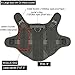ICEFANG Tactical Dog Harness,X-Large Size, 2X Metal Buckle,Working Dog MOLLE Vest with Handle,No Pulling Front Leash Clip,Hook and Loop Panel