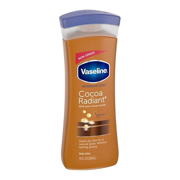 VASELINE INTENSIVE CARE BODY LOTION, COCOA RADIANT, 10 OZ