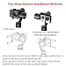 Hohem 3 Axis Stabilizer Handheld Aluminum Electronic Full 360 Degrees Gimbal for Gopro Hero 5/4/3, Yi Cam 4K, AEE Sports Cams - APP Controls for iPhone/Android Phone (HG5 Pro)