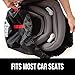 Gorilla Grip Car Seat Bag with Pouch, Bonus Luggage Tag, Adjustable Padded Straps for Backpack, Gate Check, Universal Size Travel Bags Fit Most Carseats, Airport Flying with Baby, Airplane Easy Carry