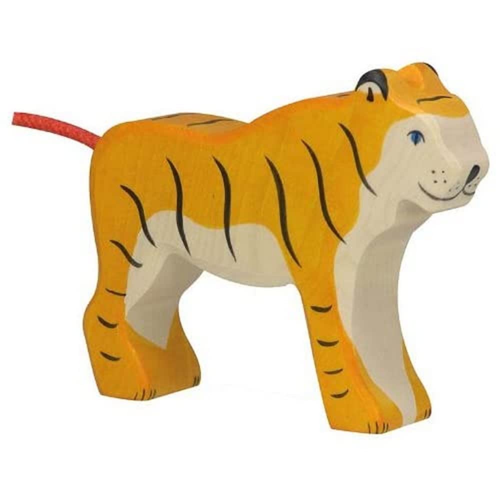 Holztiger Standing Tiger Wooden Figure