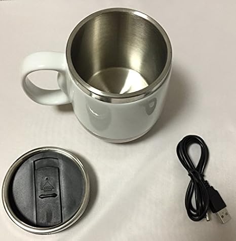 Amazon Co Jp Usb 保温 マグ ホットポットカップ 白色 ホーム キッチン Amazon Co Jp Usb 保温 マグ ホットポットカップ 白色 ホーム キッチン