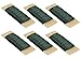 Foraineam 6-Pack 228 Yards 22 Gauge Green Floral Wire Flexible Paddle Wire for Crafts, Wreaths, Garland and Floral Arrangements