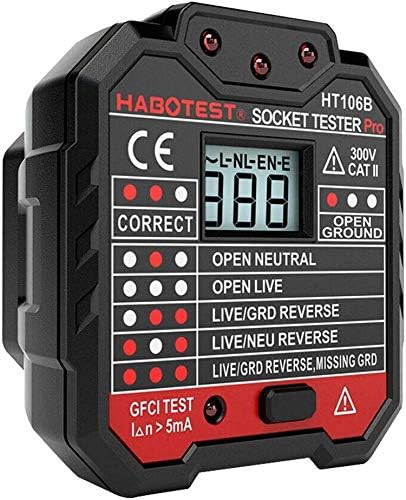 Ablita Toma De Corriente Probador Circuito Polaridad Voltaje