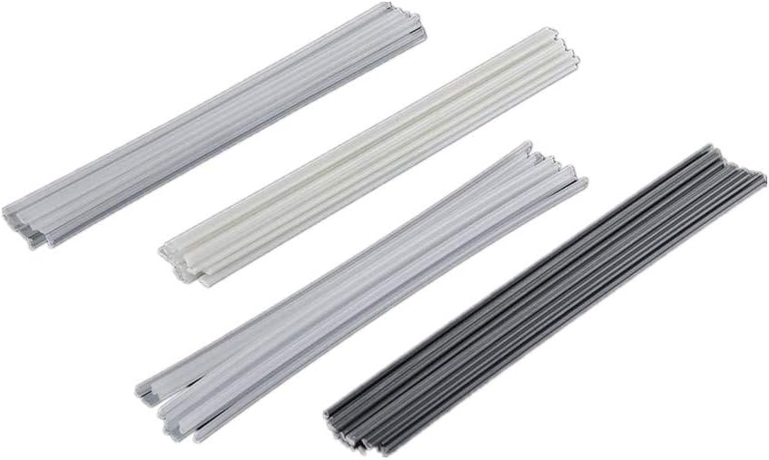ABS/PP/PVC/PE Welding Sticks,50pcs Plastic Welding Rods For Welder Tool 200mmx2.5mm x5mm