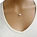 Usstore Women Lady Gold Necklace Simple Imitate Pearl Bib Choker Statement Collar Pendants