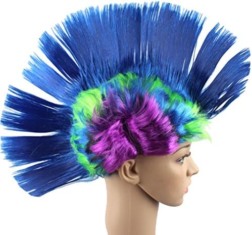 Halloween Hair Makeup Punk Prom Dance Party Dress up Cosplay LED Light Wig