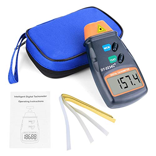FITNATE Professionele digitale toerentalmeter, contactloze digitale laserfoto-toerentalmeter - Image 7