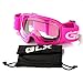 GLX Youth & Kids Motocross/ATV/Dirt Bike 3-pc Gear Combo Set - Helmet, Gloves & Goggles - DOT Certified (Large, Graffiti Pink & White)