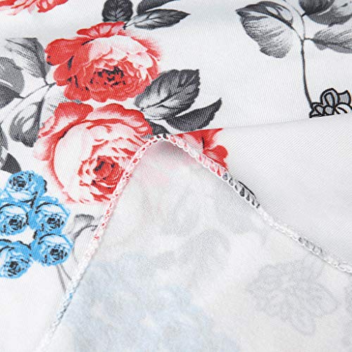 Women Tops Summer Printed Sleeveless Vest Blouse Tank Tops Camis Clothes White