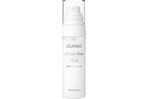 UCANBE Dewy Setting Spray for Makeup, Long Lasting Hydrating Make Up Finishing Mist for Face, Micro-Fine Mist Fixing Spray fo