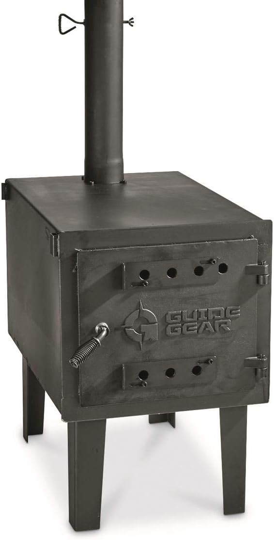 Amazon Com Guide Gear Large Outdoor Wood Stove Sports Outdoors