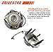 DRIVESTAR 【2WD Only】515054 Front Driver or Passenger Side Wheel Hub & Bearing Assembly for Chevy Silverado 1500 1999-2006, for GMC Sierra 1500/Yukon 2000-06, for Cadillac Escalade 02-06； 6-Lug
