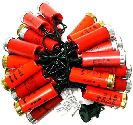 More Than Christmas 10038-35 Light Red Shotgun Shell String Set (SL035-21)