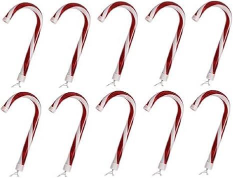 Amazon.com: Candy Cane Stake Lights 10'' Christmas Lawn Decor Set of 8