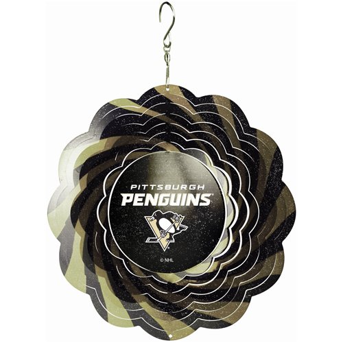 NHL Pittsburgh Penguins 10'' Geo Wind Spinner