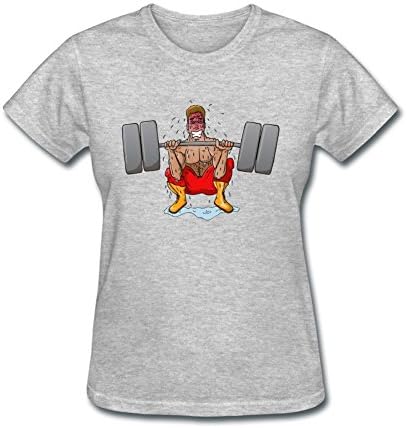 Aeenohik Women's Work Out Sweat Character Short Sleeve T shirt XXL