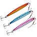 Goture Fishing Jigs - Freshwater Saltwater Fishing Lures Bass Lures Lead Fishing Spoons Jigging Lures (Pack of 3)