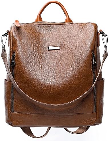 Women Backpack PU Leather Purse Convertible Lightweight Anti-theft Shoulder Bags