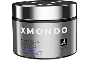 XMONDO Hair Supernova Blonde Toning Reparative Mask | Vegan Formula Reduces Unwanted Brassy & Yellow Tones on Blonde, Highlighted, and Gray Hair | 8 Fl Oz, 1-Pack