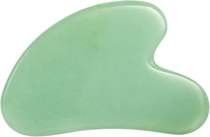 Funien Tabuleiro Gua Sha, Guasha pedra de quartzo rosa natural facial rosto pescoço massageador de tábua gua sha corpo: Amazon.com.br: Casa