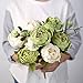 Luyue Peonies Artificial Flowers Vintage Faux Peony Arrangements Fake Flower for Vase Silk Floral Bouquet for Table Centerpiece Wedding Decoration Indoor Home Decor