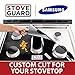 Samsung Stove Protectors - Stove Top Protector for Samsung Gas Ranges - Ultra Thin Easy Clean Stove Liner