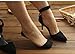 CAcB sox 3 pairs Women's Lowest Cut Liner Socks w/Forefoot Cushion & Silicone Heel,3 pairs