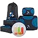 PCubes 4 Piece Packing Cubes Set, Lightweight Travel Luggage Packing Organizers