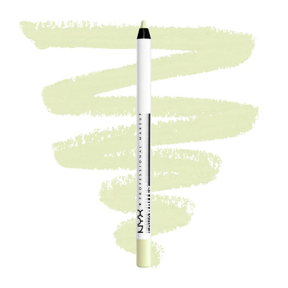 NYX PROFESSIONAL MAKEUP Faux Whites Eye Brightener, Eyeliner Pencil, Honeydew