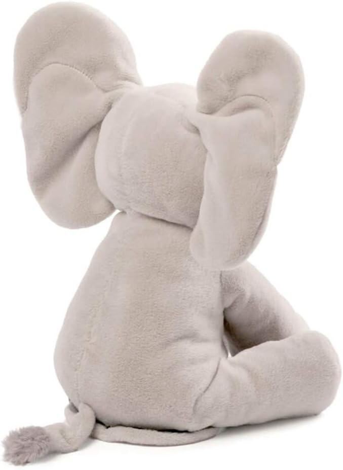 Gund- FLAPPY ELEFANTE GRIS MUEVE LAS OREJAS Y CANTA EN FRANCES, Color (Enesco 4053934): Amazon.es: Juguetes y juegos