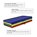 4'x8'x2 Gymnastics Mat Folding PU Panel Gym Fitness Exercise (Multicolor)