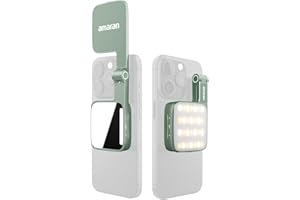 amaran Go Compatible with MagSafe Mini Phone Light,Rechargeable Portable Light Mirror Light LED Phone Light for Selfie,Makeup