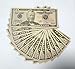 AL'IVER Prop Money Full Print 2 Sided 50 Dollar Bills Stack Copy Money 5000 Fake Money That Looks Real Realistic Money Stack Published Thickening