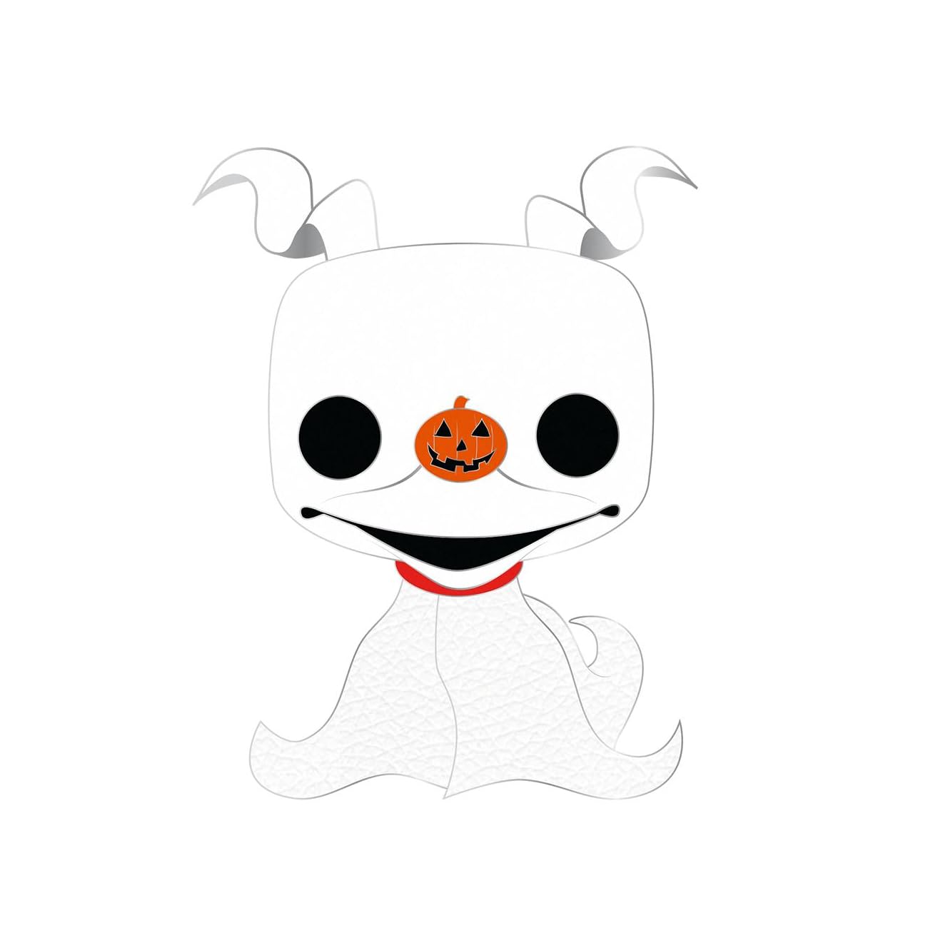 Funko Pop! Large Enamel Pin DISNEY: the Nightmare Before Christmas - Zero - Disney: the Nightmare Before Christmas Enamel Pins - Cute Collectable Novelty Brooch - for Backpacks & Bags