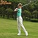 Girls Golf Dri Fit Polo Shirt for Age 5-15, JITIMAO Breathable Performance Short Sleeves T-Shirt Slim Fit