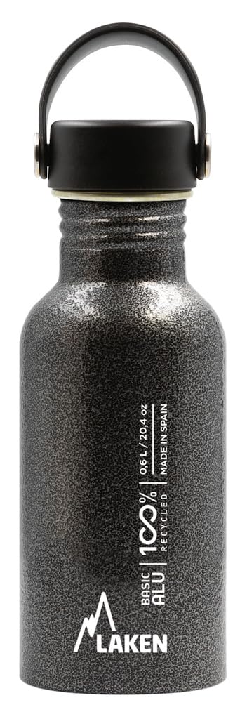 Bot. alu. Basic Alu 0,60 L. Tapón Oasis - Granito