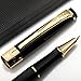 ZenZoi Executive Black Fountain Pen – Showtime Fine Nib Limited Edition Calligraphy Stylograph Pens, Includes Ink Refill Converter & Elegant Gift Box Case