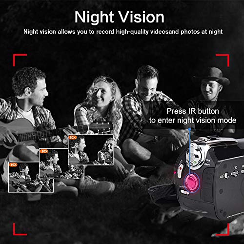 Video Camera, Zohulu 4K Camcorder WiFi Ultra HD Vlogging Camera for