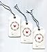Red White and Blue Gift Wrap Tags (Red White Blue Tags with Blue String)