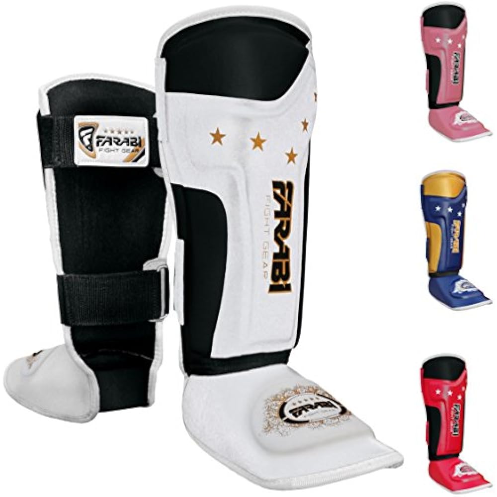 Kids Shin Pads Instep Junior Muay Thai MMA Leg And Foot Protector