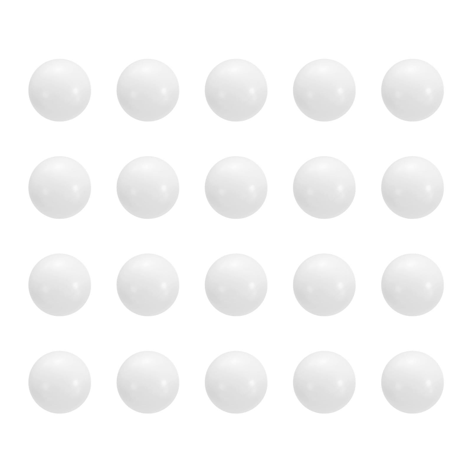 Photo 1 of uxcell 50pcs POM Bearing Balls 7/16" 11.11mm Solid Plastic Bearing Ball, Precision POM Balls