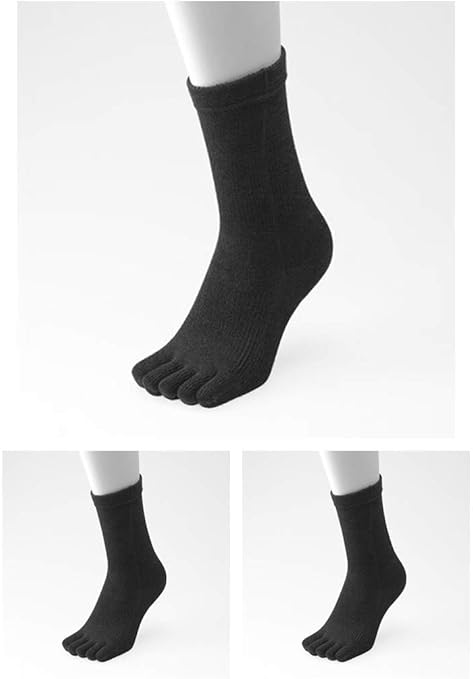 Amazon 3足セット 5本指 ゆびのばソックス ゆびのばレギュラー ブラック 女性用 22 0ｃｍ 25 5ｃｍ Hsregr Blk ゆびのばソックス 着圧ソックス