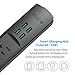 TROND Prime II 4-Outlet Mountable Power Strip with USB Charger (4A/20W, Black, 2-Pack), Right-Angle Flat Plug & 6.6 Feet Long Cord, for Workbench, Nightstand, Dresser, Home, Office & Hotel