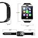 Touch Screen Bluetooth Smart Watch with Camera, Unlocked Watch Cell phone for Android/IOS/ Samsung /iPhone/ Huawei/HTC/ Sony/Nexus (Black)