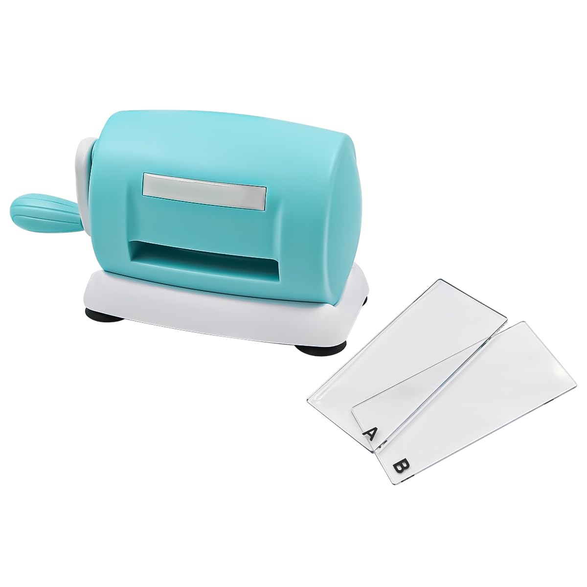 CENPEK Mini Punch Embossing Machine For Manual Die And Embossing For Scrapbooking, Card Making And Crafting White, Mini Machine