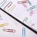 Dxg 450 Pieces Colored Paper Clips, 28mm, 50mm, Assorted Colors