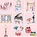 CubicFun 3D Kids Puzzle Princess Doll House with Crystal Gems for Girls and Adult, Valentine's Gifts for her and Kids, Princess Birthday Party