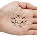 Feramox 18G 316L Stainless Steel Nose Rings Hoop Nose Piercing Body Jewelry 6PCS-10mm